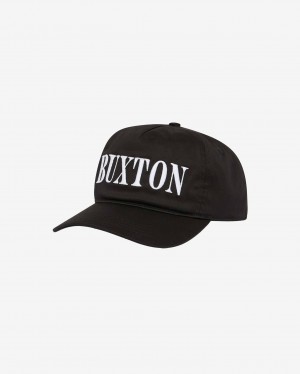 Men's Cole Buxton Buxton Caps Black | 28053ENGX