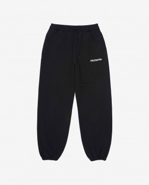 Men's Cole Buxton Cb Sportswear Sweatpants Black | 53048HKED