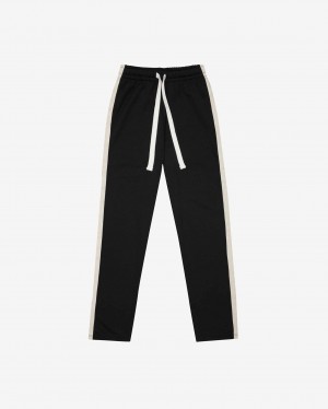 Men's Cole Buxton Classic Track Pants Black | 10385QVGT