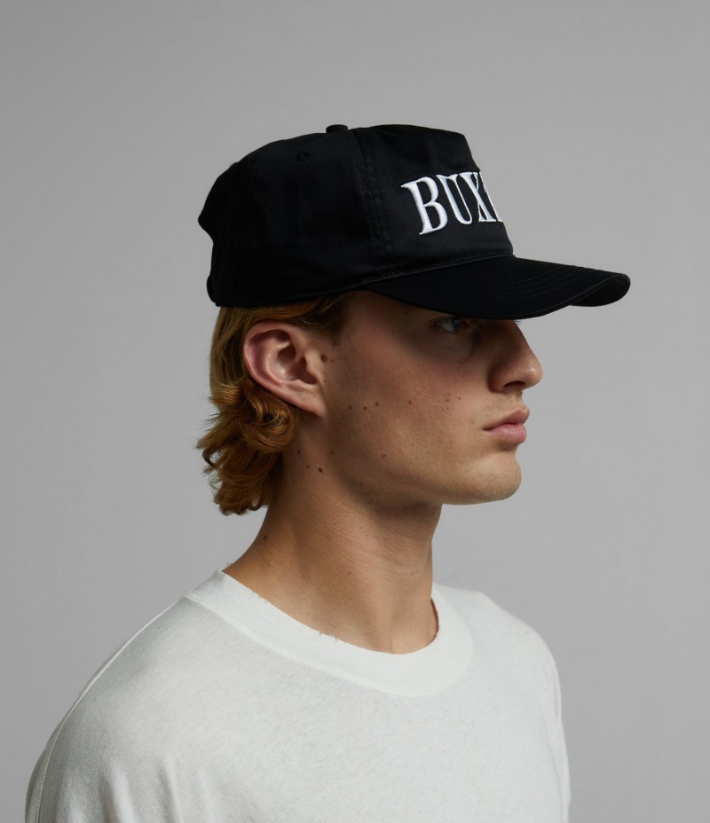 Men's Cole Buxton Buxton Caps Black | 28053ENGX