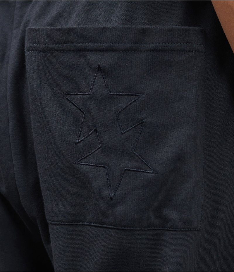 Men's Cole Buxton Cb Lounge Sweatpants Black | 05738LQKD