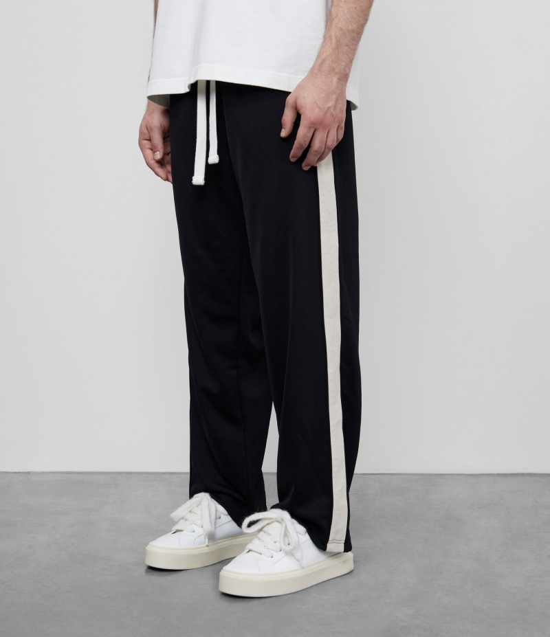 Men's Cole Buxton Classic Track Pants Black | 10385QVGT