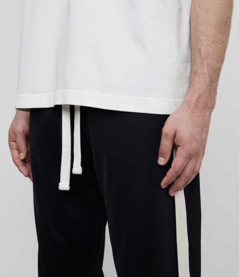 Men's Cole Buxton Classic Track Pants Black | 10385QVGT