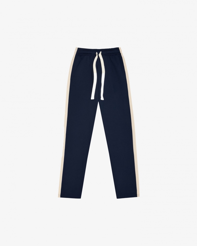 Men\'s Cole Buxton Classic Track Pants Navy | 23185QJEA