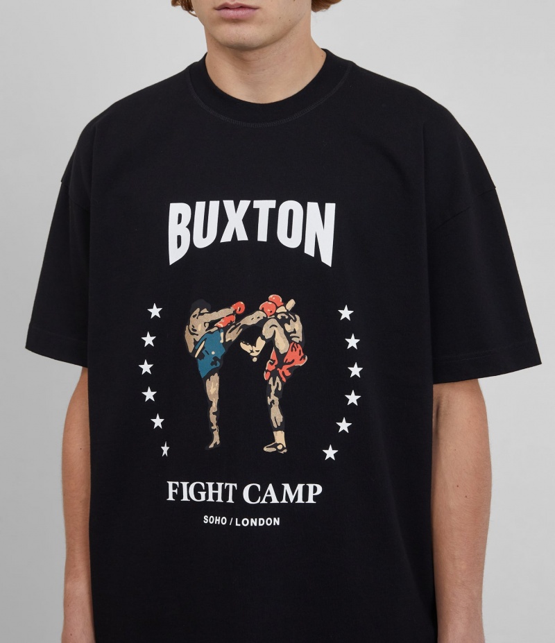 Men's Cole Buxton Fight Camp T Shirts Black | 95431ILKF