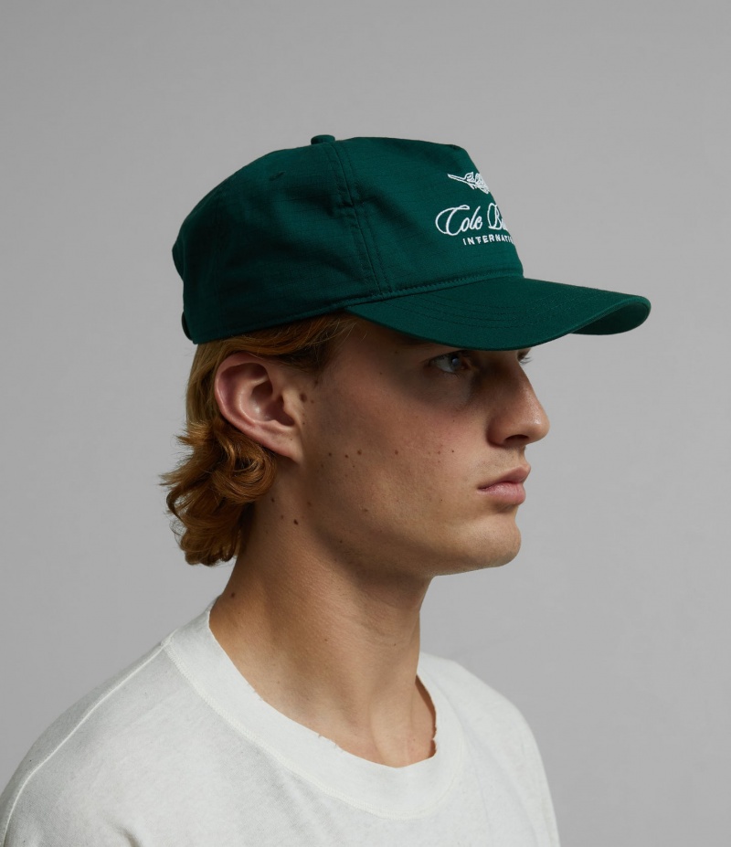 Men's Cole Buxton International Baseball Caps Green | 83706BOLK