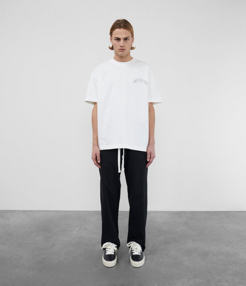 Men's Cole Buxton Old English T Shirts White | 20356MWQI