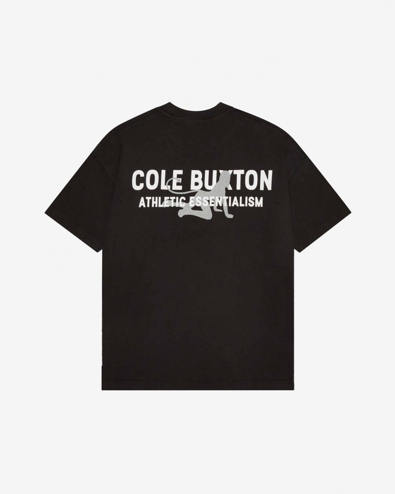 Men\'s Cole Buxton Soho Devil T Shirts Black | 02748NWFA