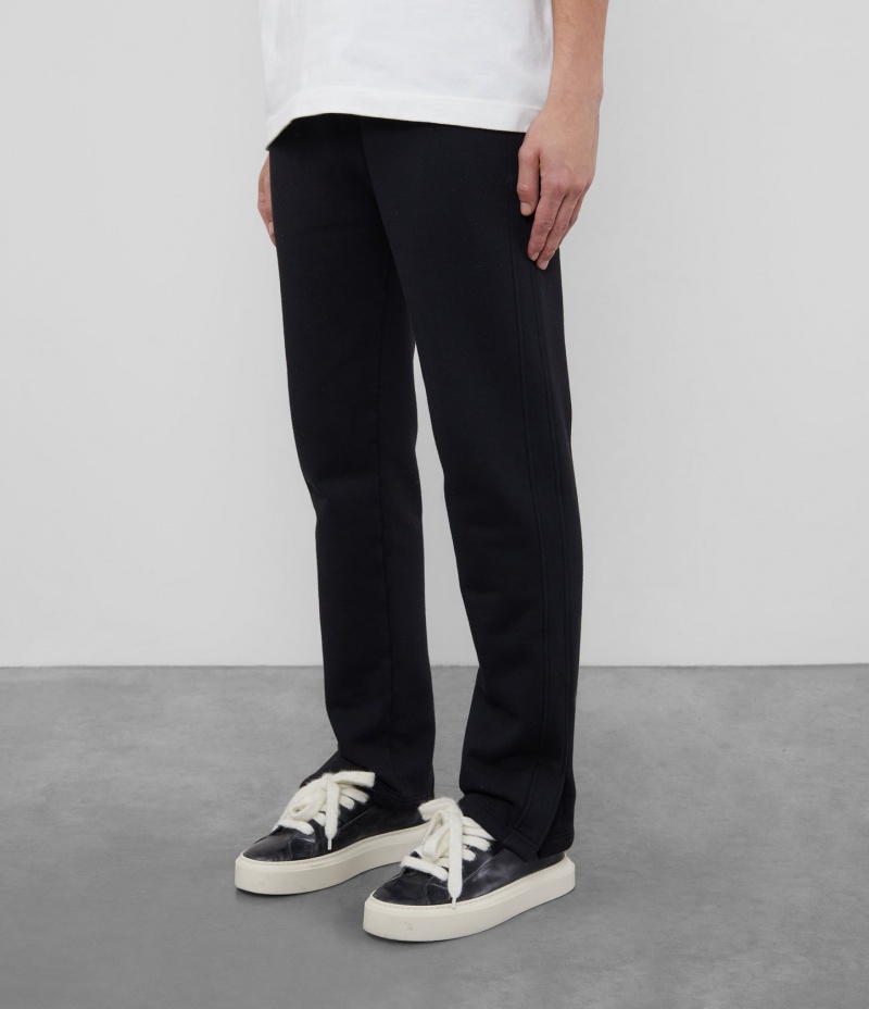 Men's Cole Buxton Split Pants Black | 68091SATU