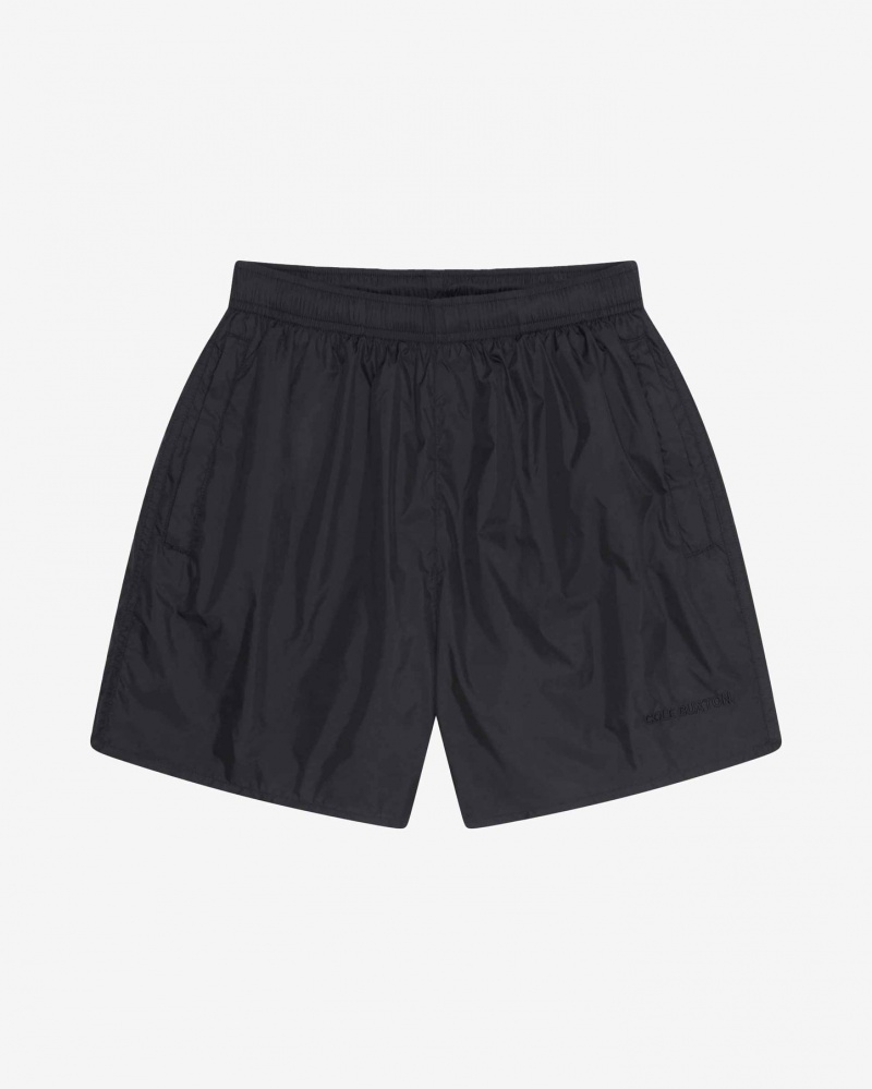 Men\'s Cole Buxton Swim Shorts Black | 67319RAGX